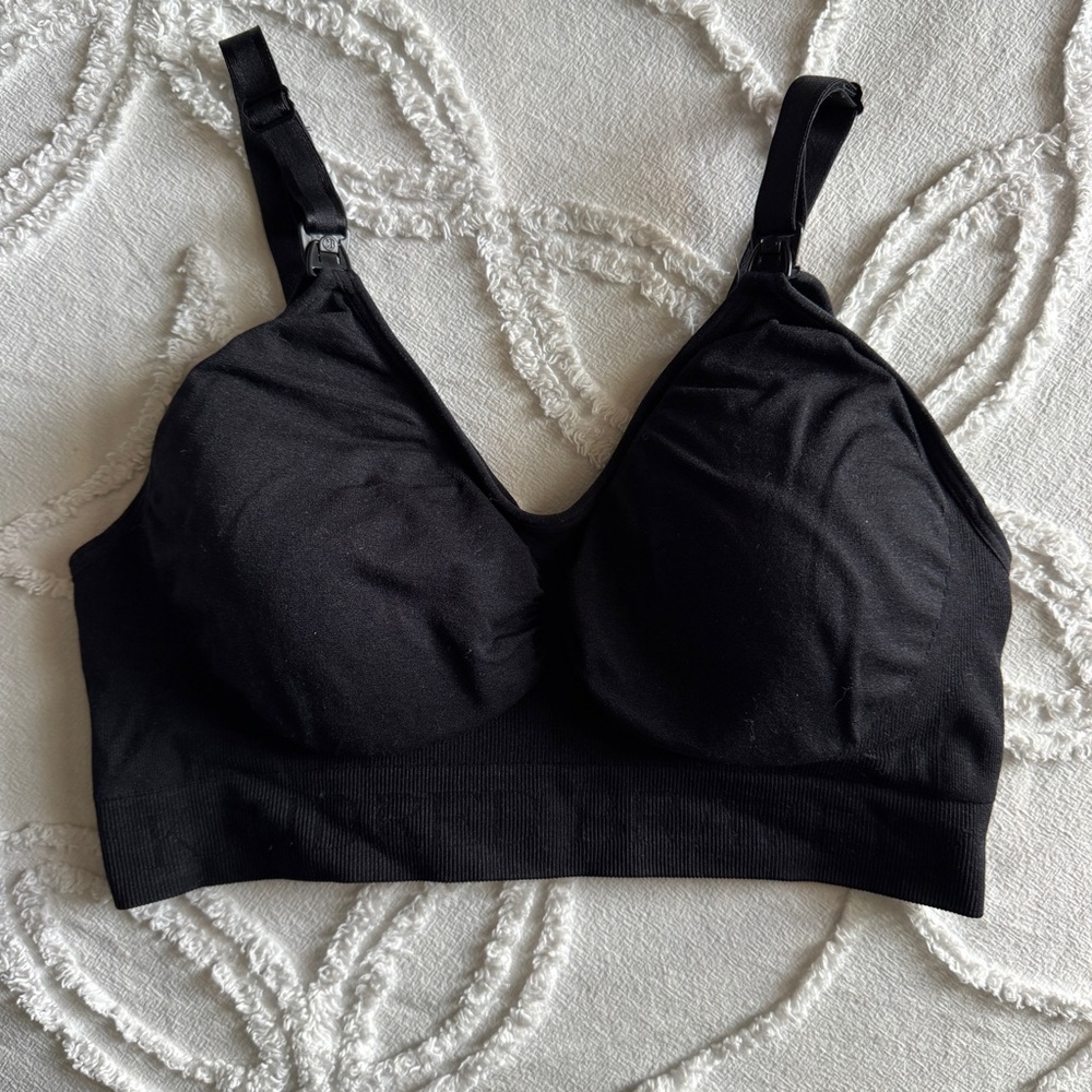 Kindred Bravely Sublime Nursing Bra Size Medium Black Breastfeeding
